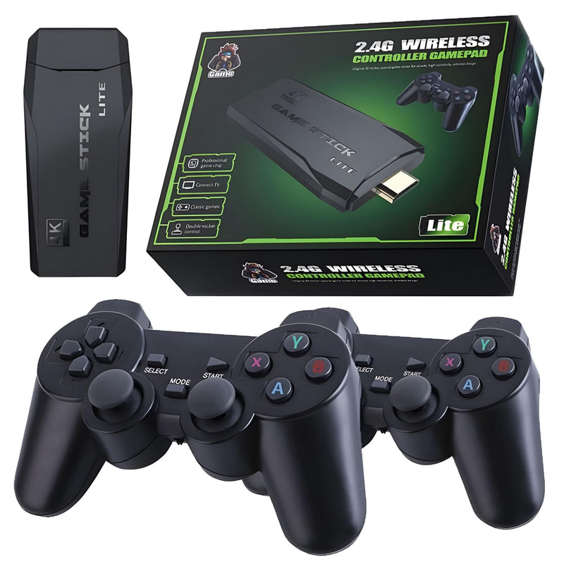 Console Wireless 4K 20000 Jogos + 64GB Dois Jogadores | Futuria