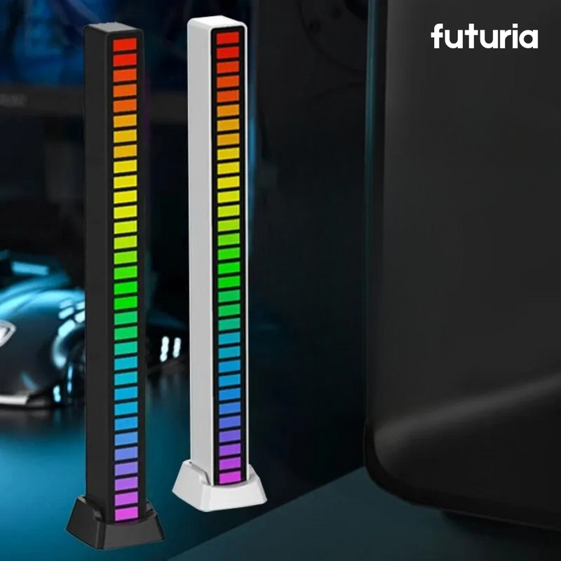 Luz Coluna LED RGB com Controle Sonoro | Futuria