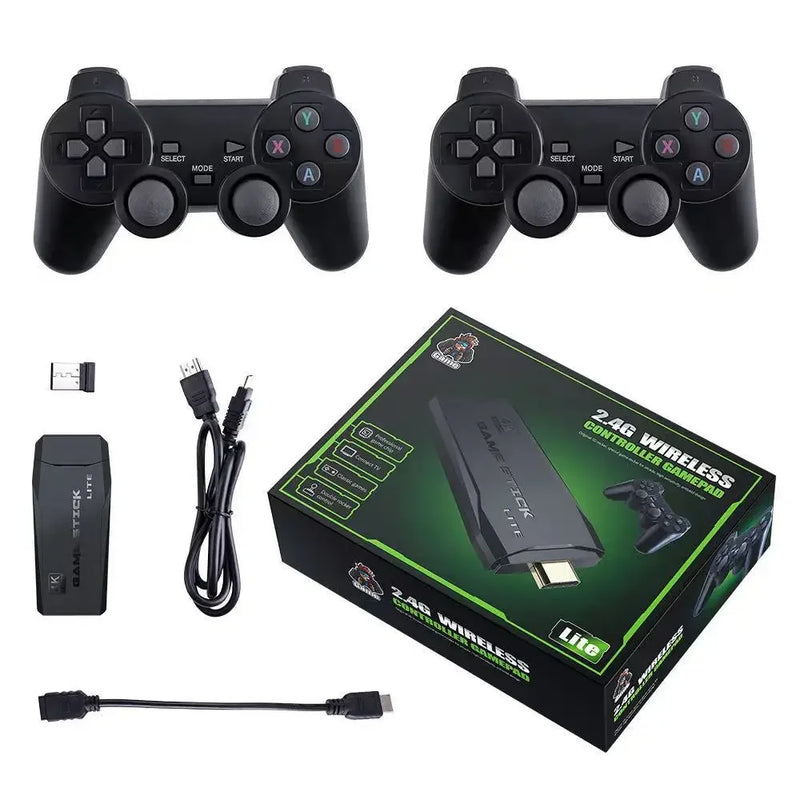 Console Wireless 4K 20000 Jogos + 64GB Dois Jogadores | Futuria