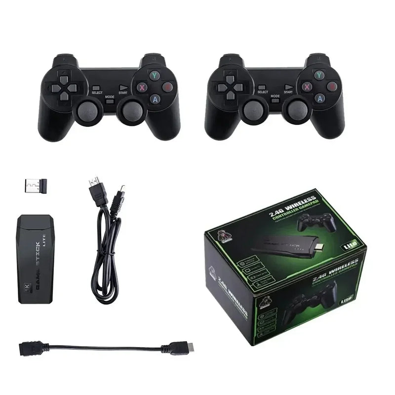 Console Wireless 4K 20000 Jogos + 64GB Dois Jogadores | Futuria